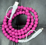 "Beaded Charging" Phone Cords