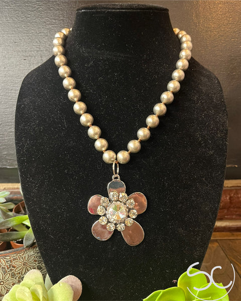 “Diamond Flower” Necklace