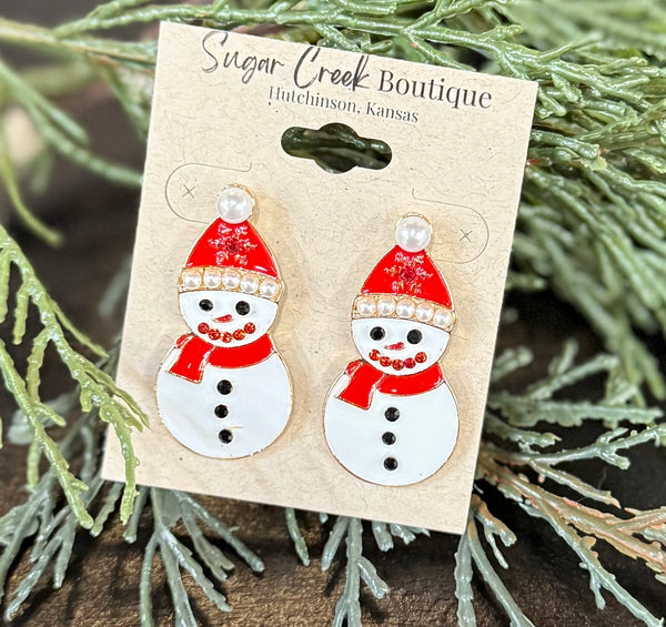 "Frosty Pearl" Earring