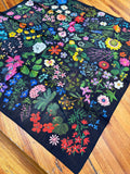 "Pressed Flowers" XOXO Shorty Silk Scarf