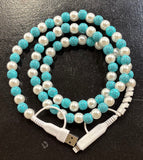 "Beaded Charging" Cords