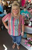 "Summer Serape" Top