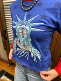 Lady Liberty Glitzy Graphic
