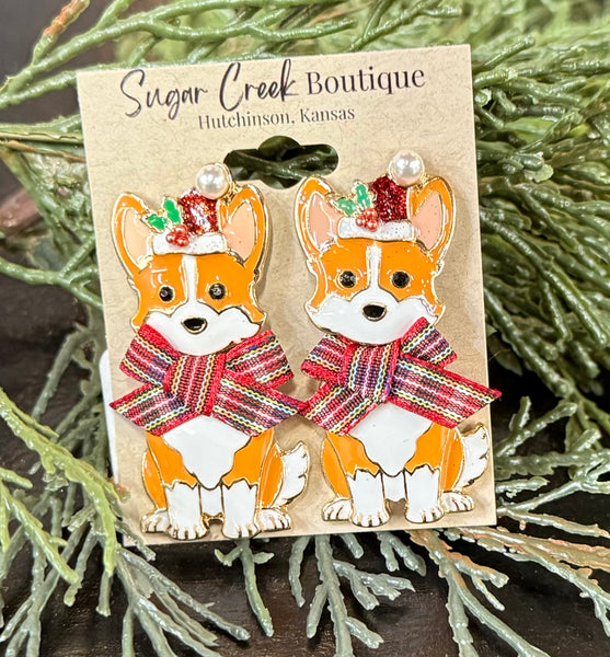 "Pancho at Christmas" Earring