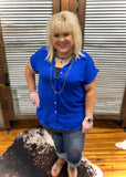 "Essential Dolman" Top *Royal Blue
