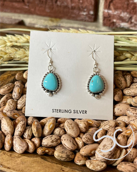 “Timeless” SS Turquoise Earring