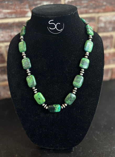 “River Washed” Necklace *Green