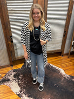 "Victory Lap" One Size Duster *Black