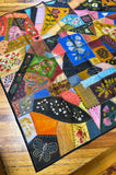 "Quilted Velvet" XOXO Shorty Silk Scarf