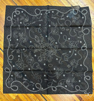 "Chainstitch" XO Shorty Silk Scarf