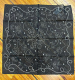 "Chainstitch" XO Shorty Silk Scarf