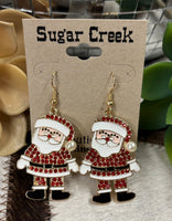 "Santa Pearls" Earring