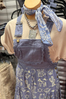 "Way Out West" Overalls *Indigo