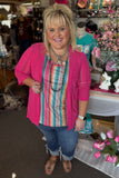 "Summer Serape" Top