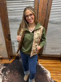 Delilah Puffer Vest- Classic Chloe Camo