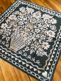 "Papercut" XOXO Shorty Silk Scarf
