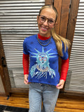 Lady Liberty Glitzy Graphic