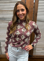 "High Plains Aztec" Top