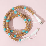 "Beaded Charging" Phone Cords