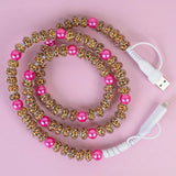 "Beaded Charging" Phone Cords