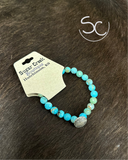 "Turquoise Buffalo Coin" Bracelet