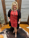 "Red Bandana Babe" Dress