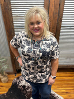 "Rodeo Road Bootstitch" Top