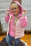 Delilah Puffer Vest- Ditzy Floral