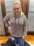 Urban Ribbed Hoodie *Leopard