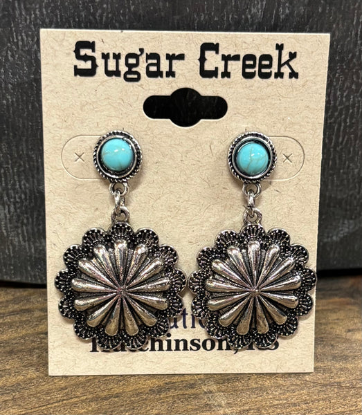 “Wash All The Hurt Away” Earring *Silver/ Turquoise