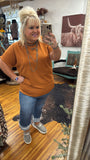 "Cloud Basic Mom Cuff" Top *Saddle