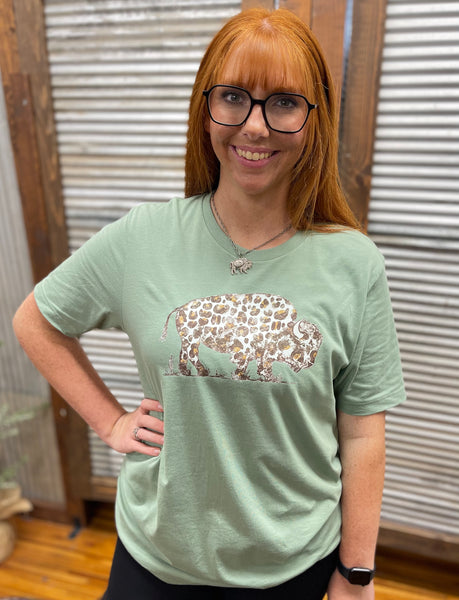 "Leroy The Leopard Bison" Graphic