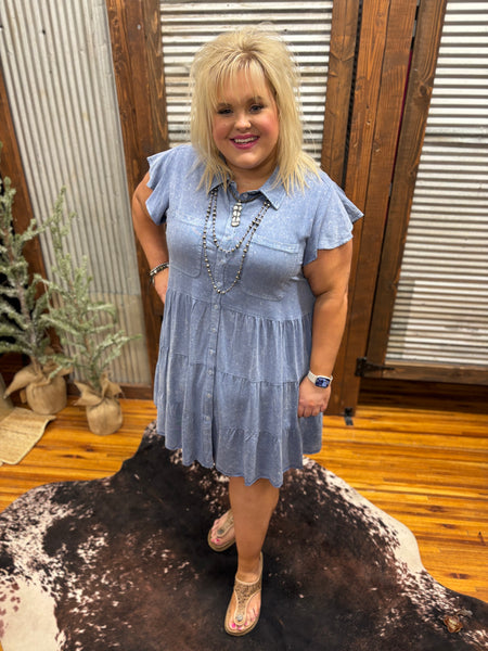 "American Girl" Dress *Denim