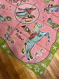 "Saddle Up Cowgirl" XO Shorty Silk Scarf