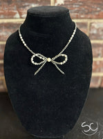 "Wrapped In A Bow" Necklace *White Buffalo
