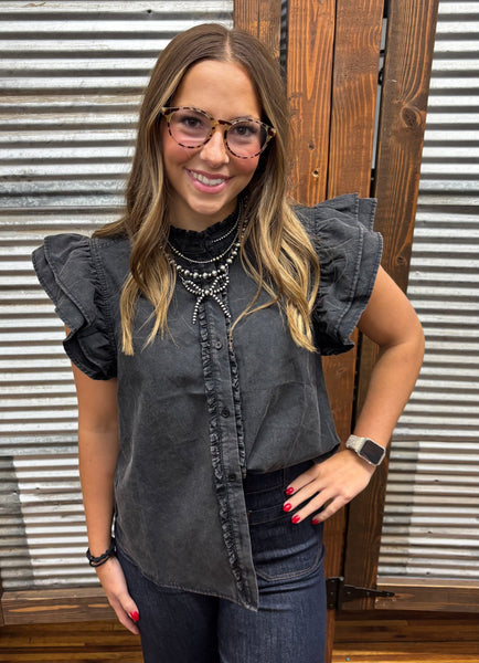 "Fall Flutter Tank" *Black