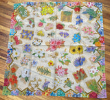 "State Flowers" XO Shorty Silk Scarf