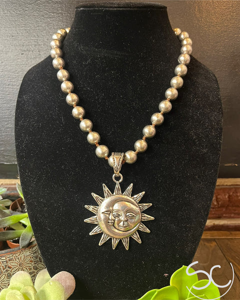 “Sun and Moon” Necklace