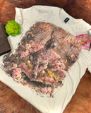 Vintage Floral Blingy Donkey Graphic