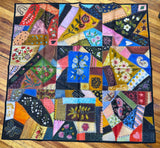 "Quilted Velvet" XOXO Shorty Silk Scarf