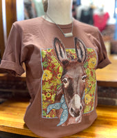 "Bandana Donkey" XOXO Graphic Tee