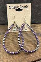 “Knocked Out Pretty” Earring *Purple