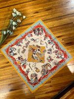 "Ranch Party" XO Shorty Silk Scarf