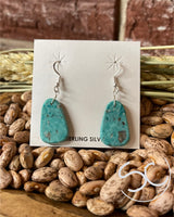 “Classic Slab 3” SS Turquoise Earring