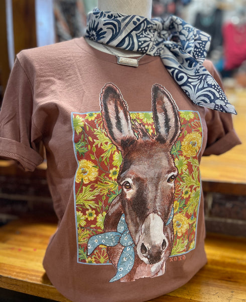 "Bandana Donkey" XOXO Graphic Tee