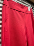 "Magic Wide Cropped" Pant *Dragon Fruit Red