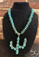 "Turquoise Cactus" Necklace