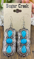 "Heavy Eyes" Earring *Turquoise