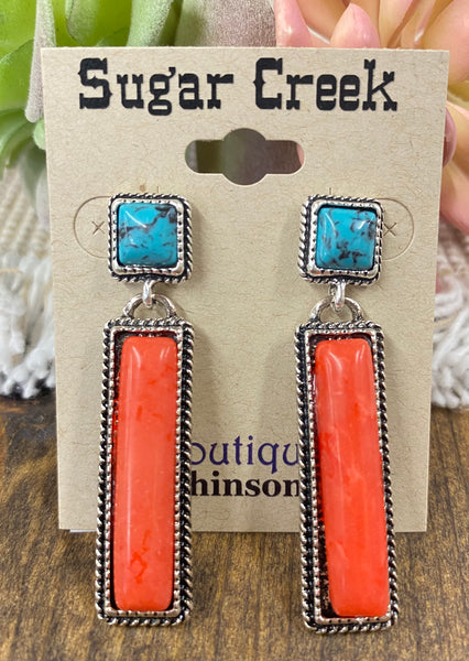 "Spotless" Earring *Spiny/ Turquoise