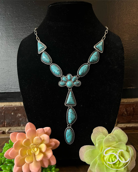 "Pink Skies" Necklace *Turquoise